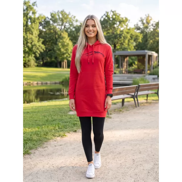  Hanorac prelungit dama ALTISPORT ALW001419 ROŞU 