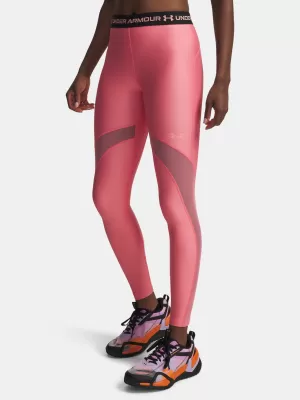 Jambiere de damă UNDER ARMOUR HEATGEAR MESH LEGGING 6010009-600 ROZ