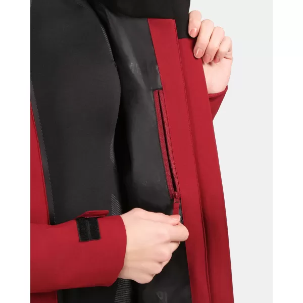  Geaca de dama KILPI AYRA-W 1L0108KI ROȘU ÎNCHIS 