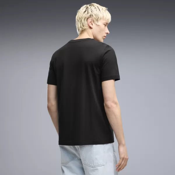  Tricou pentru bărbați PUMA GRAPHICS BOX TEE 69436601 PUMA NEGRU 