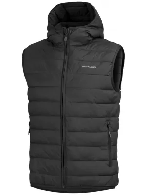 Vesta pentru bărbați PENTAGON AURORA 2.0 PUFFER HOODED VEST K04011-2.0 NEGRU