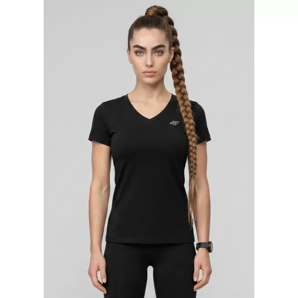  Tricou pentru femei 4F WMM00TTSHF3307 NEGRU ADÂNC 