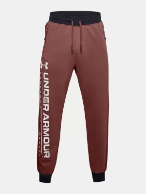 Pantaloni de trening pentru bărbați UNDER ARMOUR MEN'S UA RIVAL FLC AMP JGS 1357125-688 ROŞU