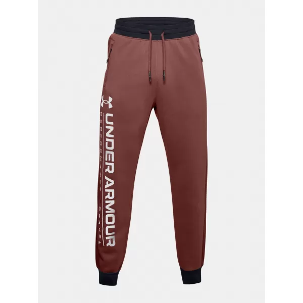 Pantaloni de trening pentru bărbați UNDER ARMOUR MEN'S UA RIVAL FLC AMP JGS 1357125-688 ROŞU 