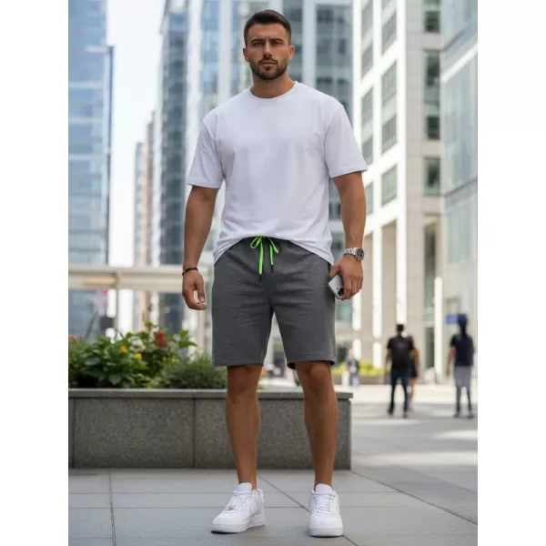  Pantaloni scurți pentru bărbați DSTREET SX2263 GRI ÎNCHIS 