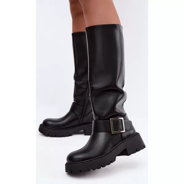  Cizme de dama BOTO C-387 NEGRU 