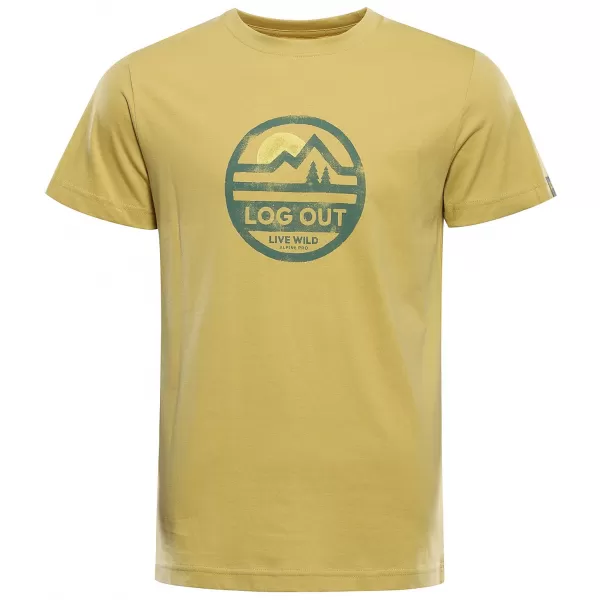  Tricou pentru bărbați ALPINE PRO TERMES 4 VARIANTA DE PC DE SUD MOSS 