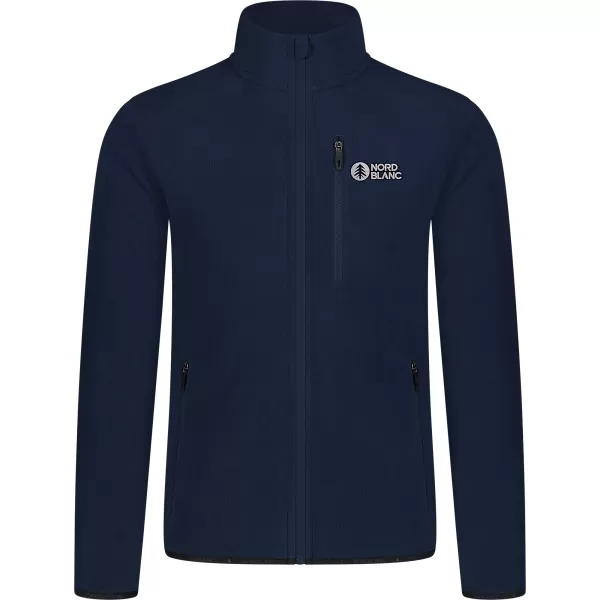  Hanorac ușor pentru bărbați din fleece NORDBLANC QUARRY NBSFM8372 ALBASTRU ÎNCHIS 