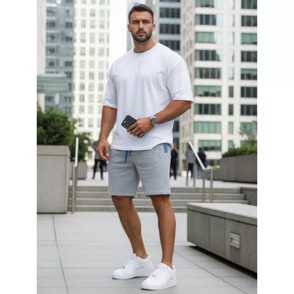  Pantaloni scurți pentru bărbați DSTREET SX2223 GRI DESCHIS 