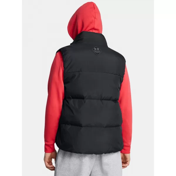  Vesta pentru bărbați UNDER ARMOUR LIMITLESS DOWN VEST 1384642-001 NEGRU 