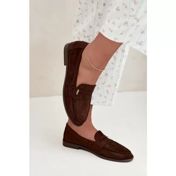  Mocasini de dama BOTO G523 CIOCOLATĂ 