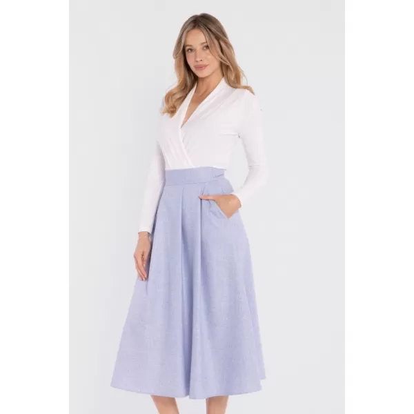  Fusta de dama STYLOVE S430 ALBASTRU DESCHIS 