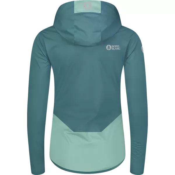  Jachetă softshell pentru femei NORDBLANC OUTLAND NBSSL8324 VERDE/GRI 
