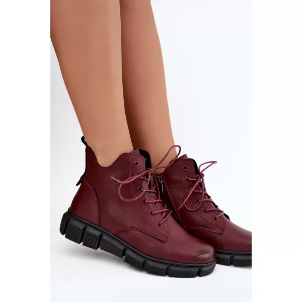  Pantofi de dama BOTO 26BT17-9301 BURGUNDIA 