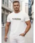 Tricou pentru bărbați DSTREET NX0145R-WH ALB