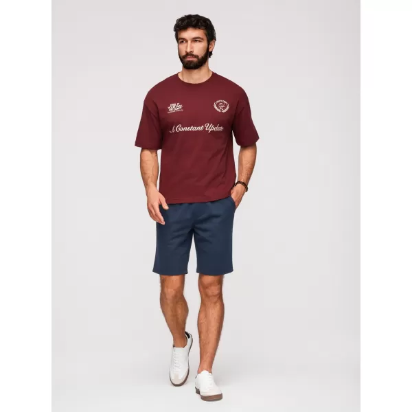  Pantaloni scurți pentru bărbați OMBRE OM-SRSK-0124 ALBASTRU MARIN 