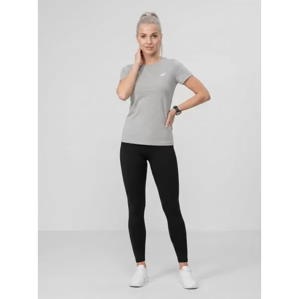 Tricou pentru femei 4F WMM00TTSHF3306 MELANGE GRI DESCHIS RECE 