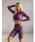 Jambiere premium pentru genunchi pentru femei (marimi noi) ALTISPORT VOJ/ALW082LEG06 VIOLET