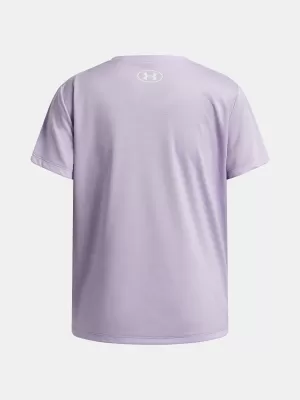 Tricou fetita UNDER ARMOUR TECH TWIST WDMK LOGO SS 6007134-536 VIOLET