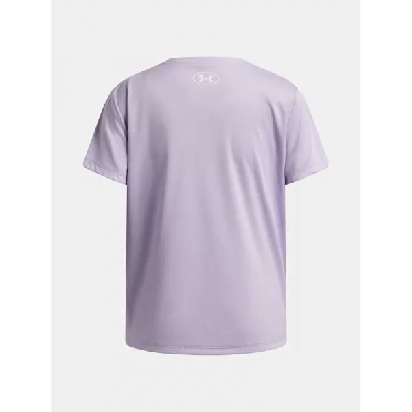  Tricou fetita UNDER ARMOUR TECH TWIST WDMK LOGO SS 6007134-536 VIOLET 