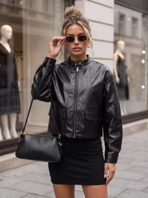 Geaca de dama DSTREET TY5849 NEGRU
