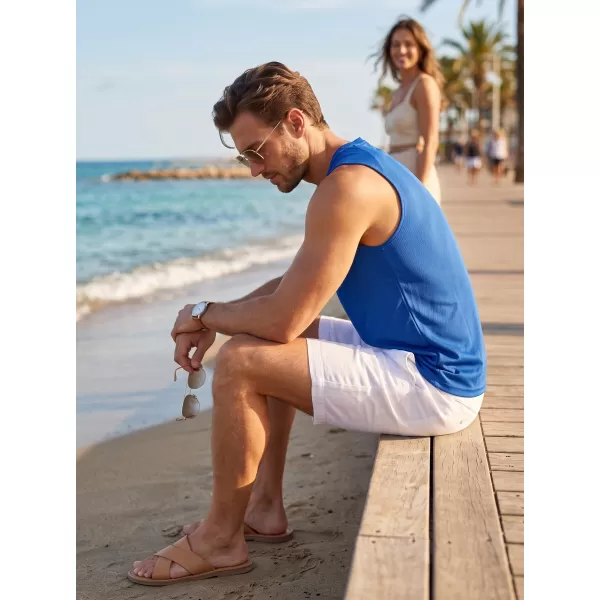  Maieu sport pentru bărbați MALFINI BREEZE 820 ALBASTRU REGAL 