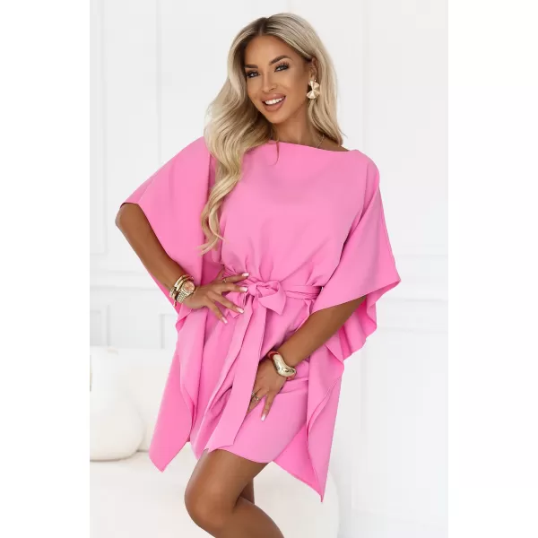  Rochie de femei NUMOCO 287-44 ROZ DE PATISERIE 