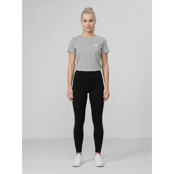  Tricou pentru femei 4F WMM00TTSHF3308 MELANGE GRI DESCHIS RECE 