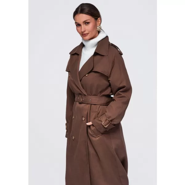  Palton de damă OMBRE OW-COLC-0121 MARO 