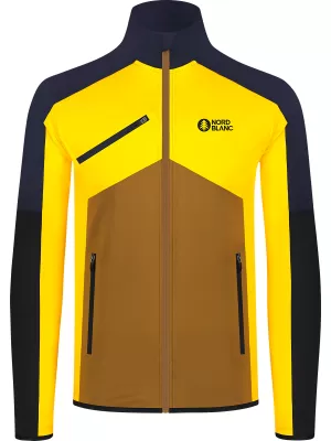 Hanorac powerfleece pentru bărbați NORDBLANC CUSP NBSFM8334 CHIHLIMBAR