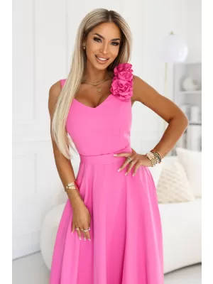 Rochie NUMOCO 643-6 ROZ DE PATISERIE
