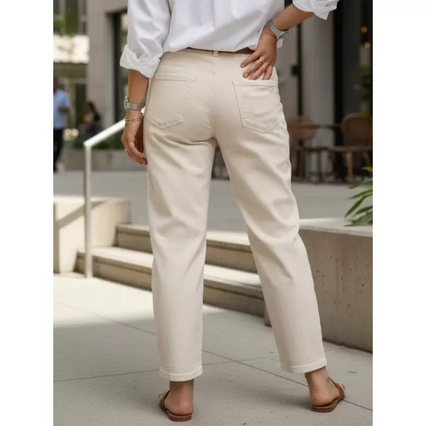  Pantaloni de dama DSTREET UY2987 ECRU 