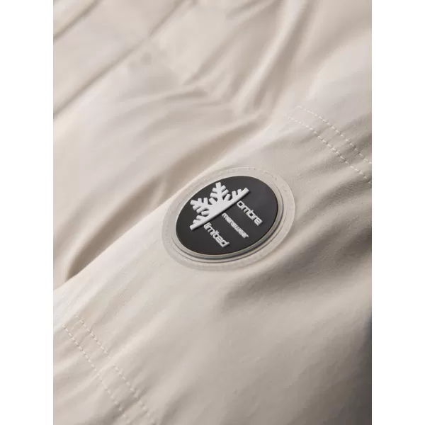  Parka pentru bărbați OMBRE OM-JALJ-0310 CREMĂ 