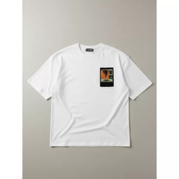  Tricou pentru bărbați DSTREET RX5301 ALB 