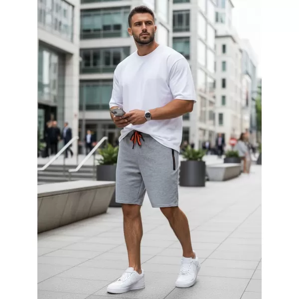  Pantaloni scurți pentru bărbați DSTREET SX2264 GRI DESCHIS 