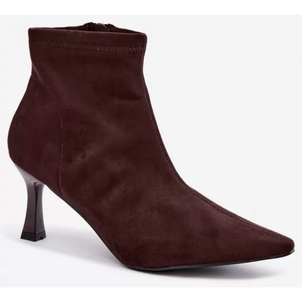 Botine de dama BOTO 7107 MARO 