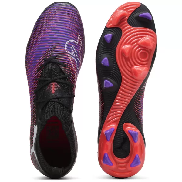  Cizme de fotbal PUMA FUTURE 8 PRO FG/AG 108139-01 NEGRU/ALB/ROȘU STRĂLUCITOR 