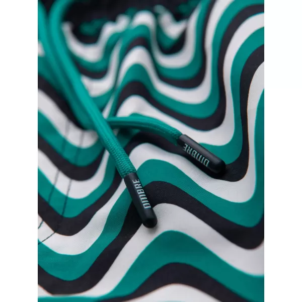  Pantaloni scurți pentru bărbați OMBRE OM-SRSS-0221 VERDE ȘI NEGRU 