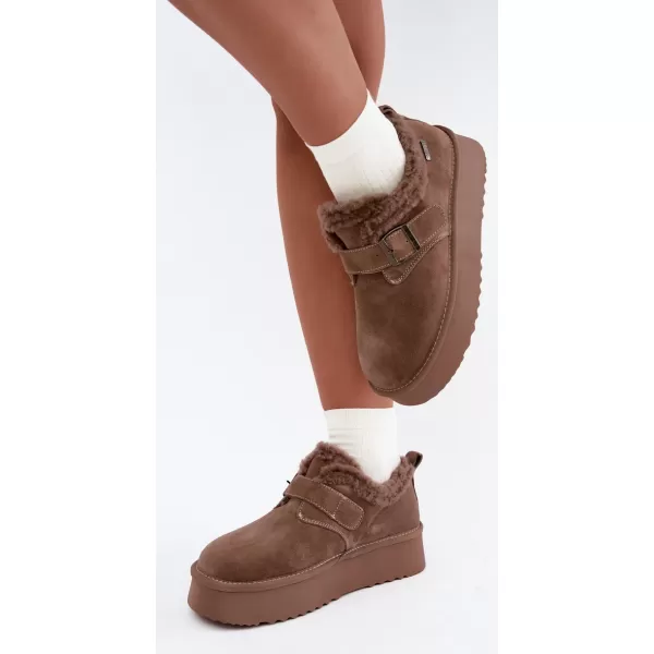  Oameni de zăpadă pentru femei BIG STAR SHOES UU274318 BEJ 