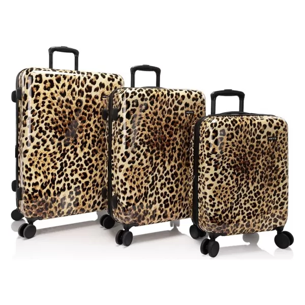  Un set de valize HEYS Elite S, M, L LEOPARD MARO 