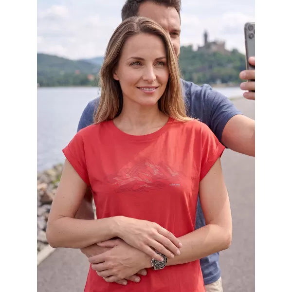  Cămașă de exterior pentru femei ALPINE PRO NOGERA 2 VARIANTA PC ZMEURA 
