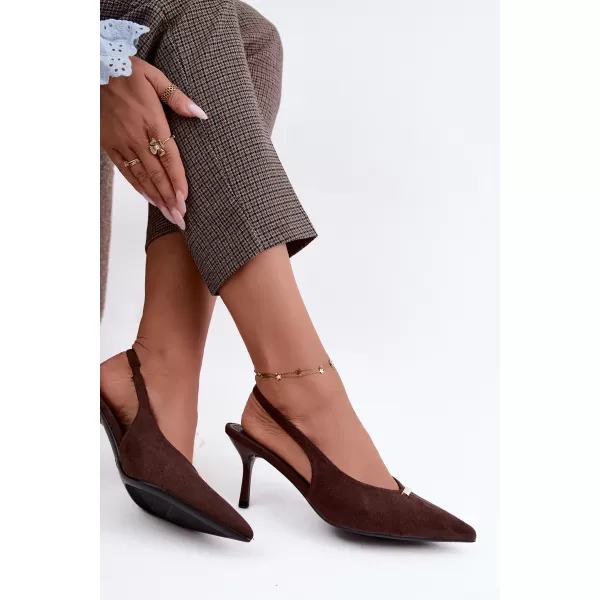  Pompe de dama BOTO T681P BROWN 