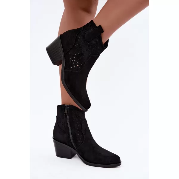  Pantofi de dama S.BARSKI HY62-8147 NEGRU 