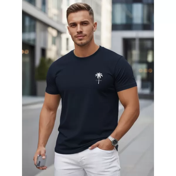  Tricou pentru bărbați DSTREET NX5126R-NY ALBASTRU ÎNCHIS 