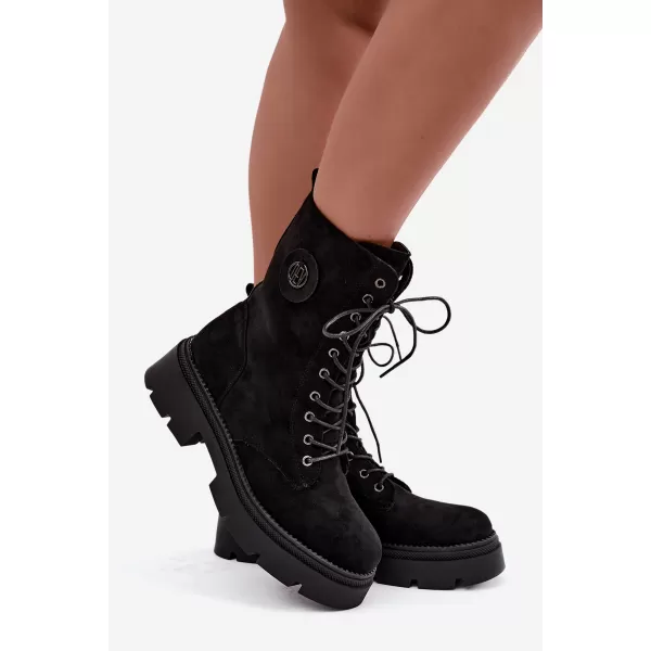  Pantofi de dama BOTO DA202P NEGRU MAT 
