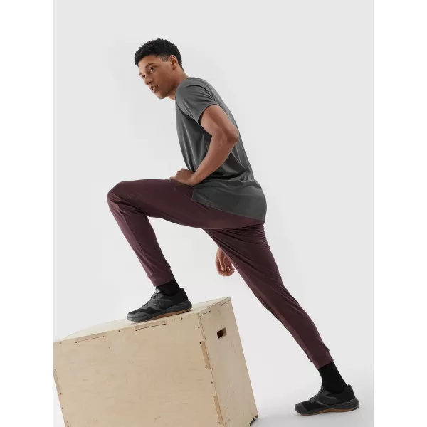  Pantaloni pentru bărbați 4F WAW25TTROM1251 MARO ÎNCHIS 