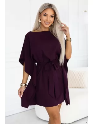 Rochie NUMOCO 287-48 PRUNE COAPTE