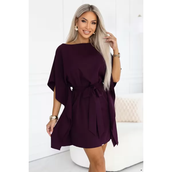  Rochie NUMOCO 287-48 PRUNE COAPTE 