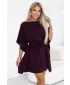 Rochie NUMOCO 287-48 PRUNE COAPTE