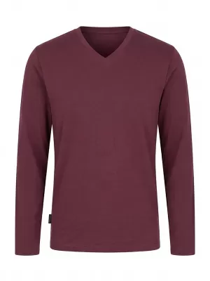 Tricou pentru bărbați OMBRE L171 BURGUNDIA